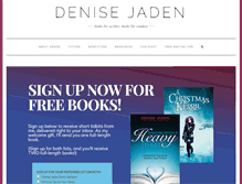 Tablet Screenshot of denisejaden.com